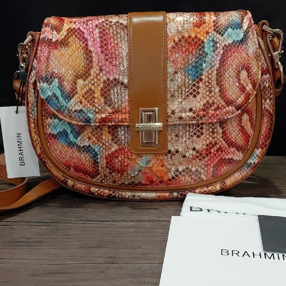 BRAHMIN Cynthia Happy Hour Rosina Crossbody Or Shoulder Bag - Picture 1 of 16